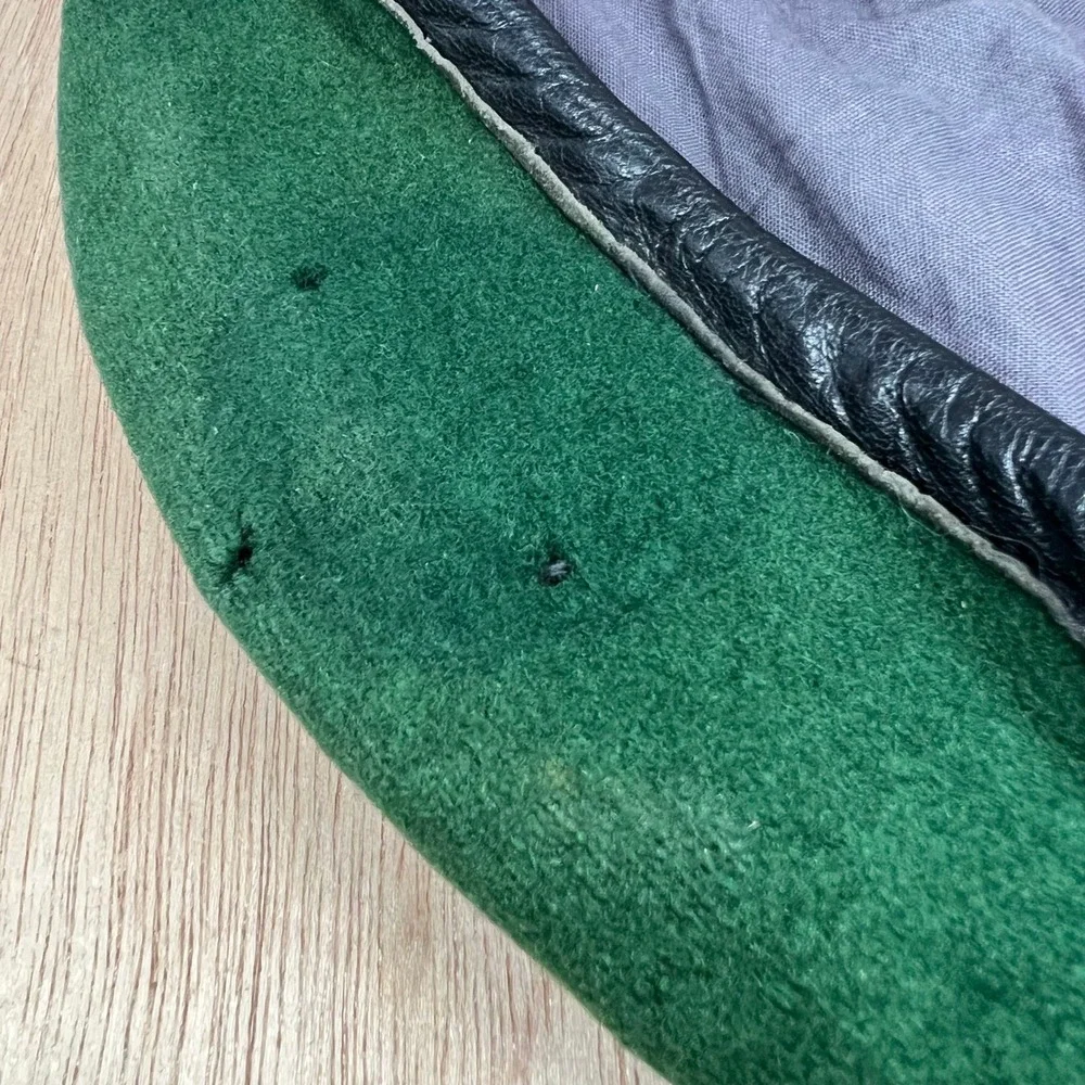 Kretschmann Beret Mens 62 Green Good Vintage German Military 80s 90s Cold War